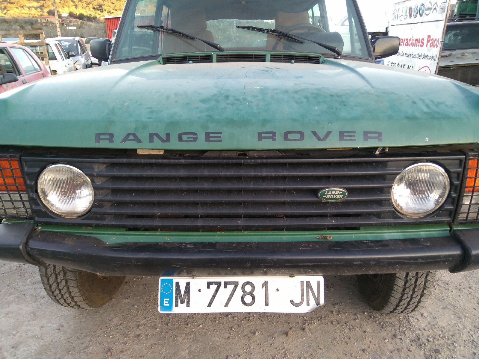 LAND ROVER Range Rover 1 generation (1970-1994) Dešinys skydelis nuo saulės (saulės apsauga) 24692347