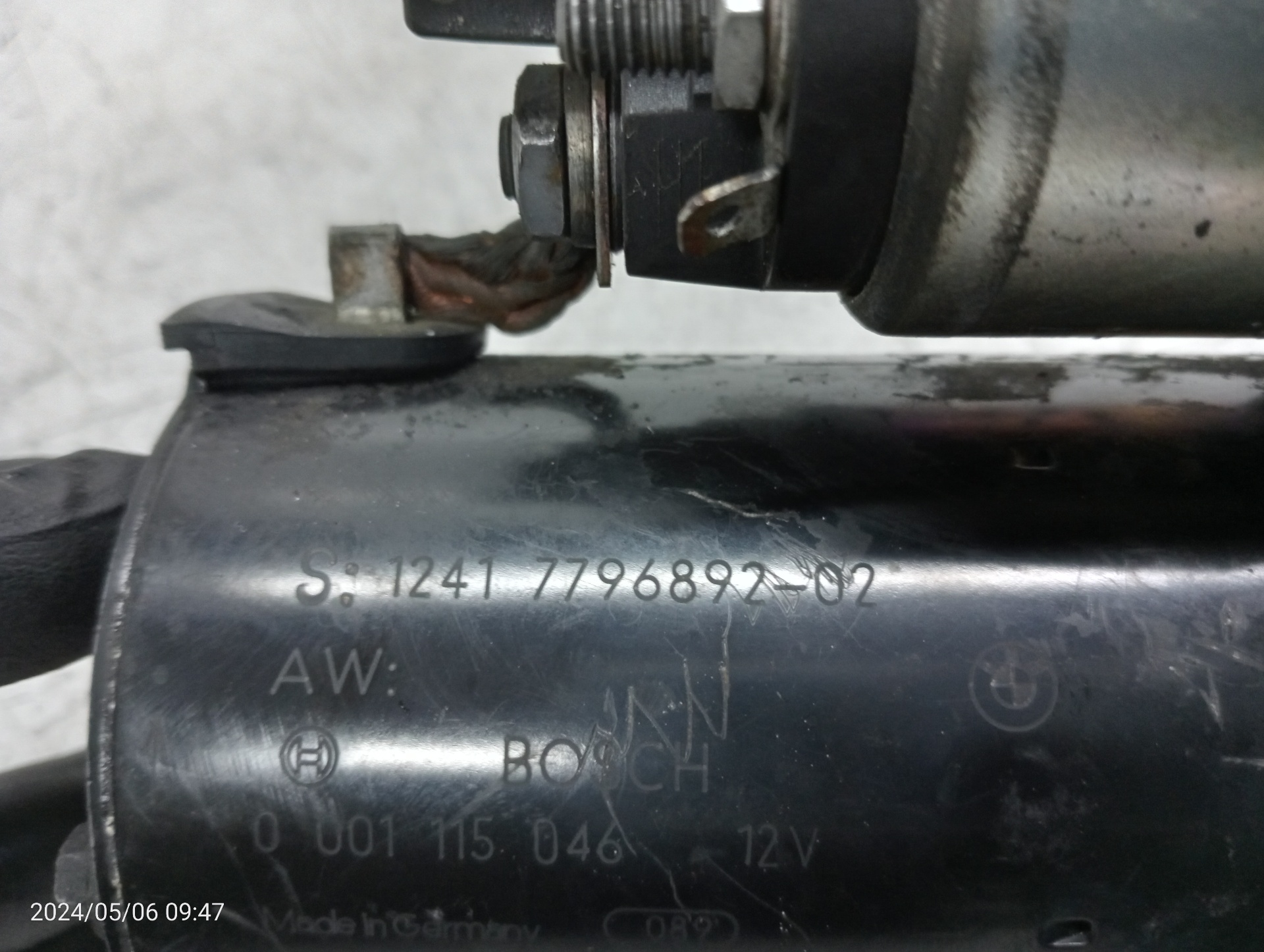 BMW 3 Series E90/E91/E92/E93 (2004-2013) Starter Motor 1241779689202 25406596