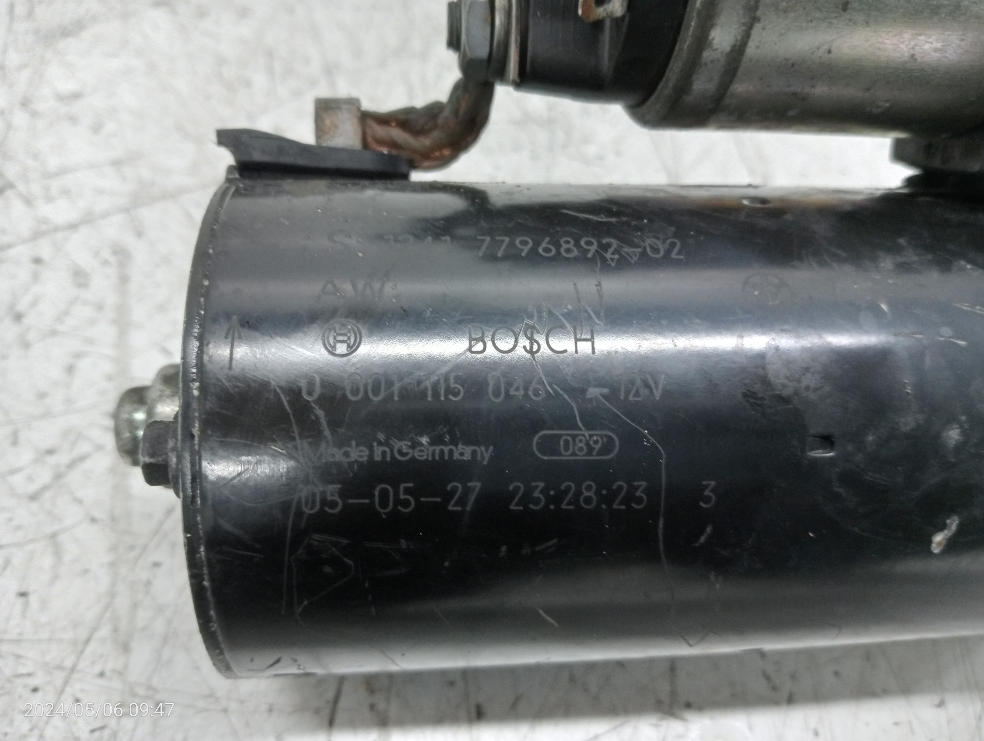 BMW 3 Series E90/E91/E92/E93 (2004-2013) Starter Motor 1241779689202 25406596