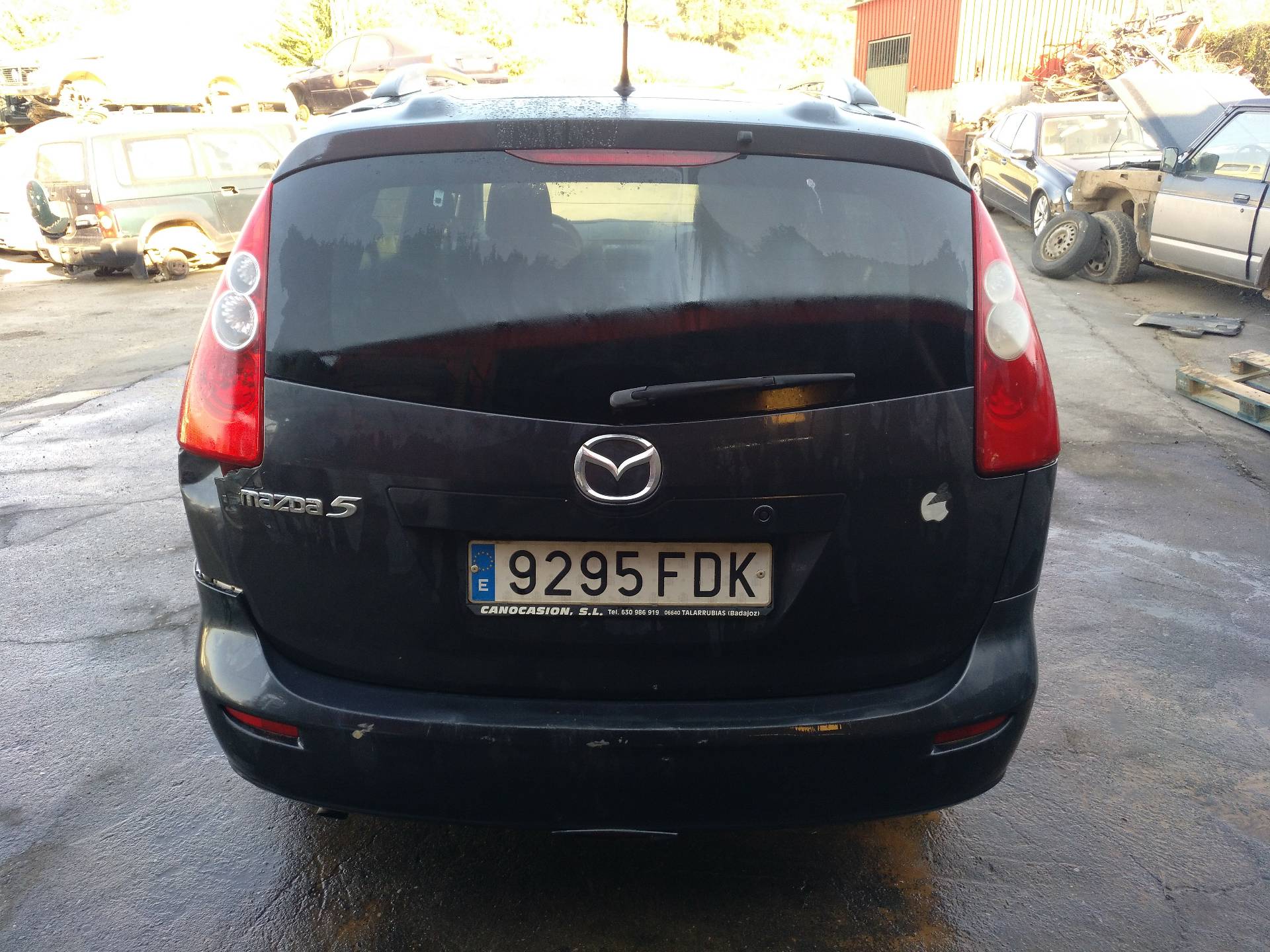 MAZDA 5 1 generation (2005-2010) Бампер задний 22523098