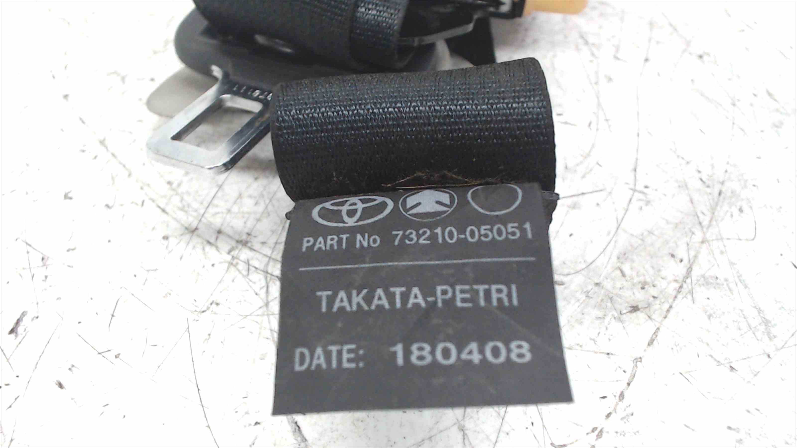 TOYOTA Avensis 2 generation (2002-2009) Front Right Seatbelt 5010B45198 24692460