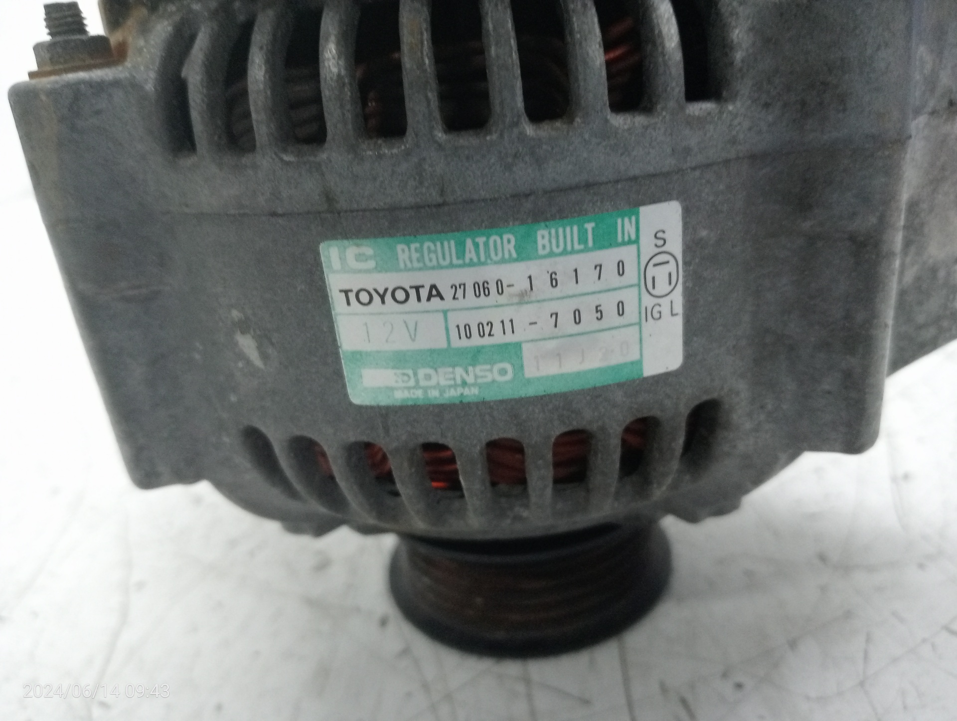 TOYOTA Celica 6 generation (1993-1999) Alternator 1002117050 25353786