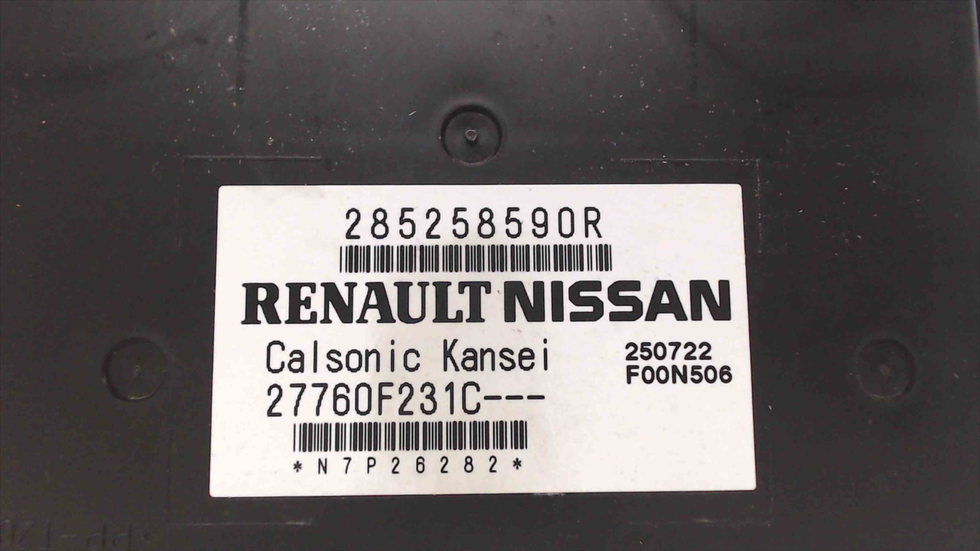 RENAULT Captur 1 generation (2013-2019) Other Control Units 285258590R 24517584