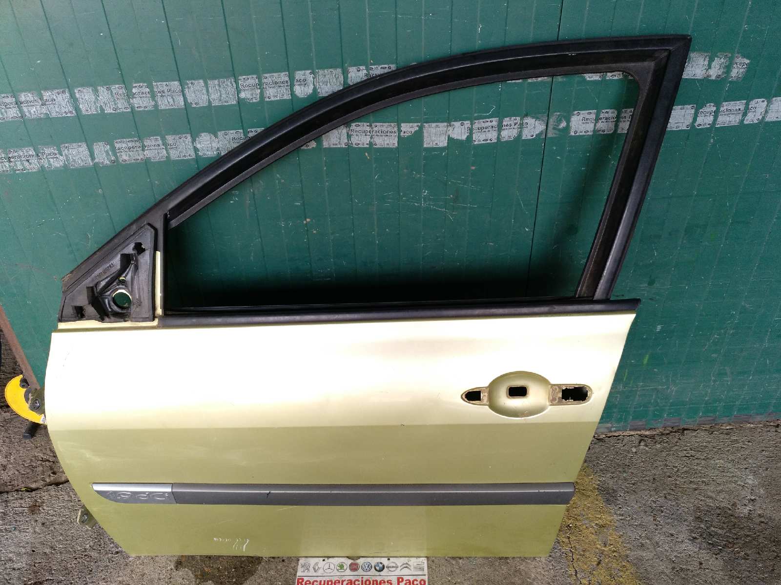 RENAULT Megane 2 generation (2002-2012) Front Left Door 7751473728 22517751