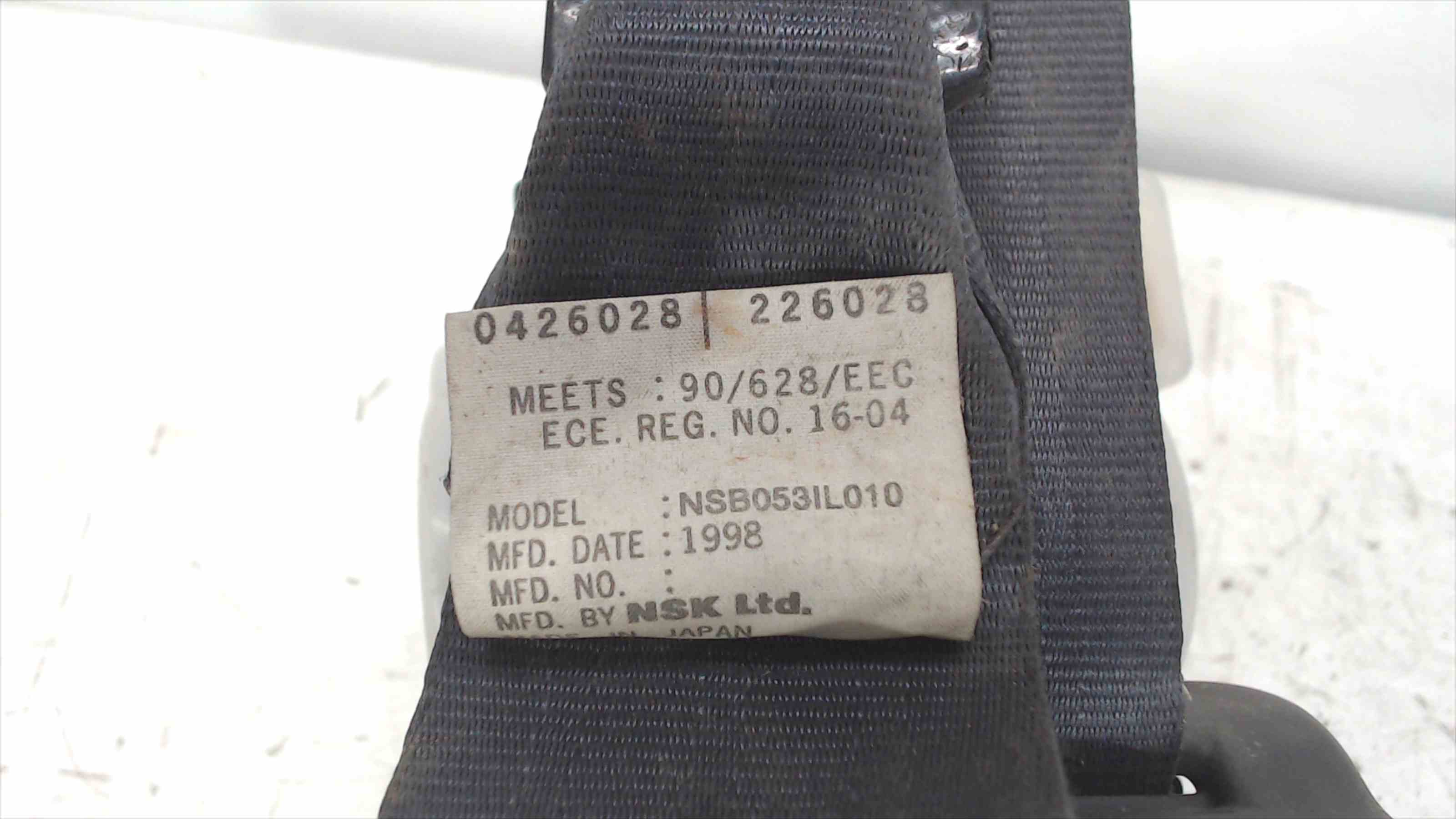 OPEL Monterey 1 generation (1992-1999) Застежка сиденья задняя левая 0426028 24691949