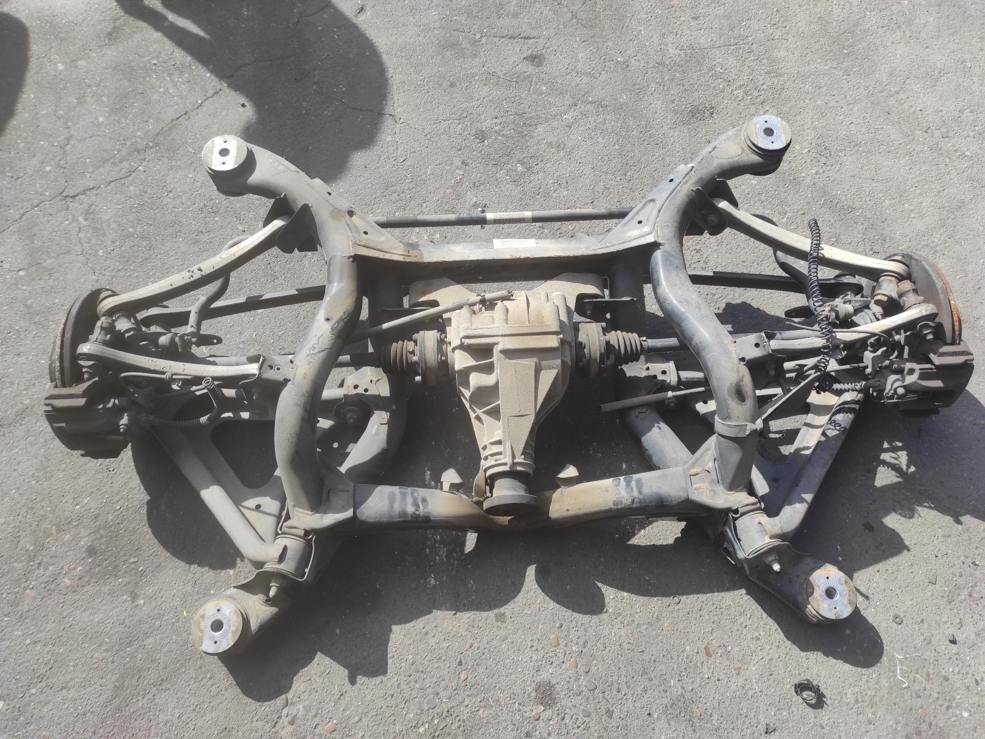 VOLKSWAGEN Touareg 1 generation (2002-2010) Rear Axle 7L0500041 22539249