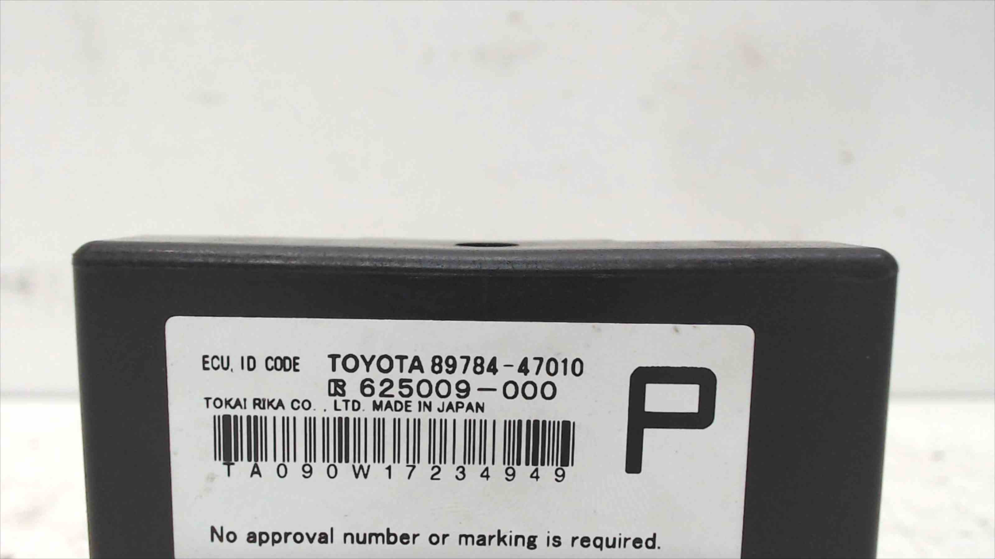 TOYOTA Prius 3 generation (XW30) (2009-2015) Jednotka řízení motoru 8978447010 24691223