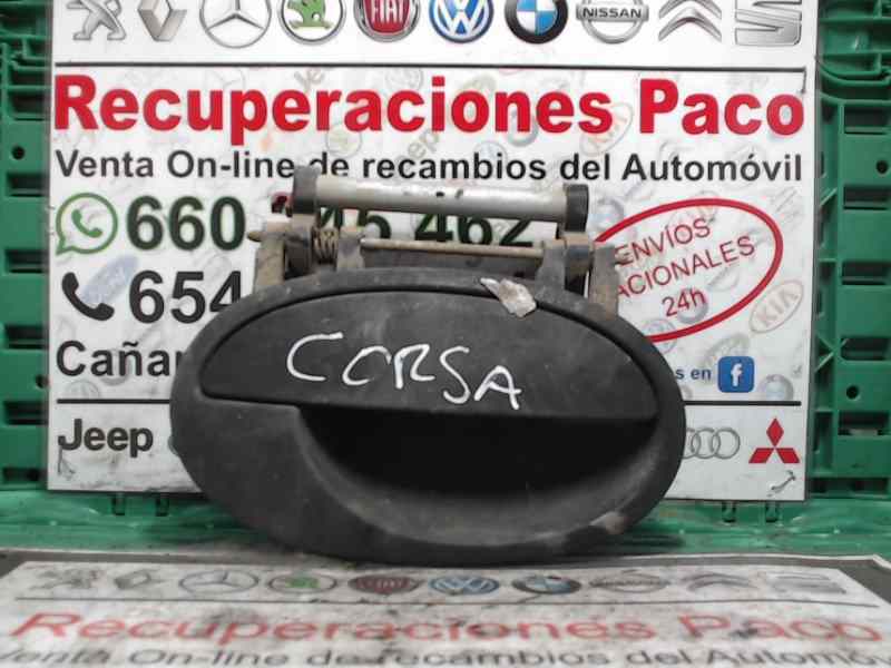 OPEL Corsa C (2000-2006) Front Right Door Exterior Handle 22175 24680263