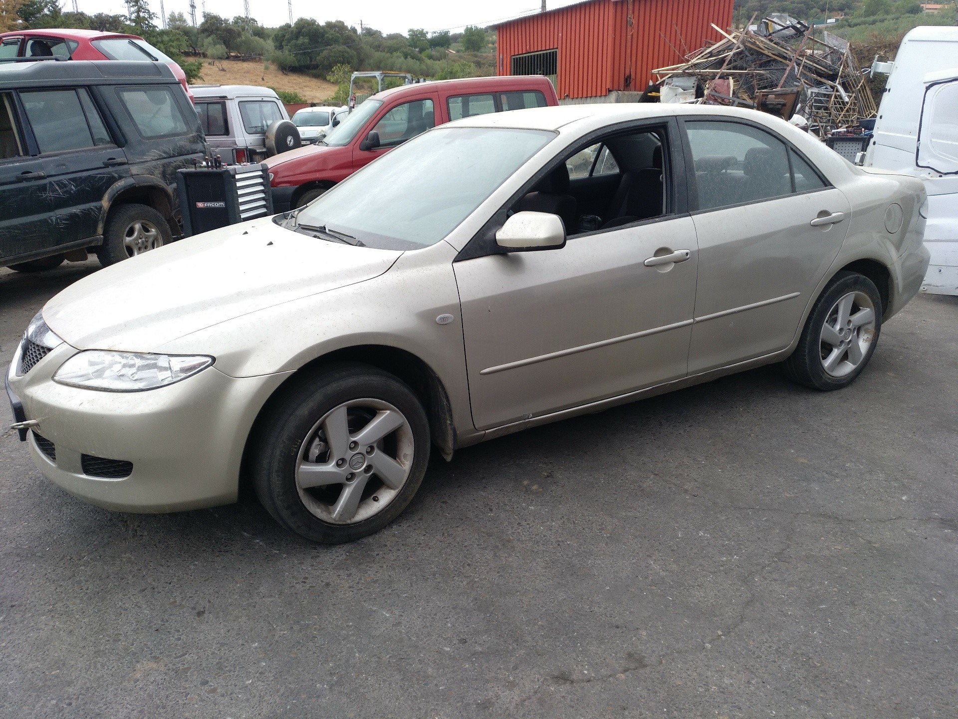 MAZDA 6 GG (2002-2007) Priekšējais kreisais spārns GJ6A52211E 22534987