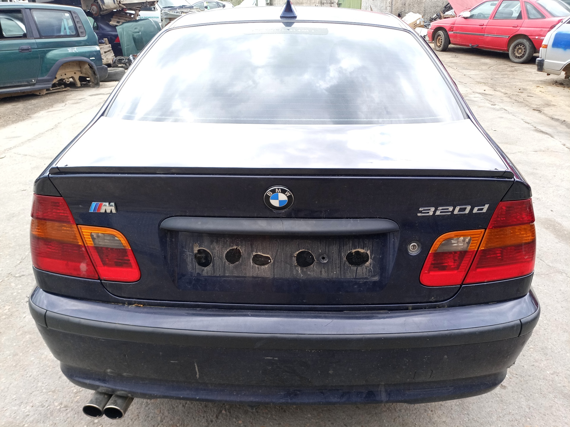 BMW 3 Series E46 (1997-2006) Крышка багажника 41627003314 22530928