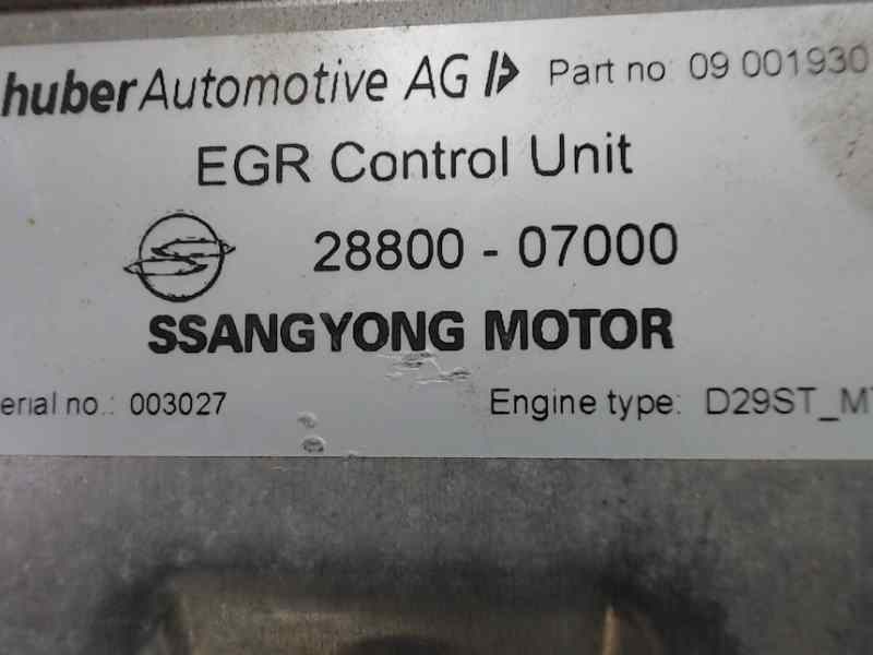 SSANGYONG Engine Control Unit ECU 2880007000, OM662LA, 09001930 22510965