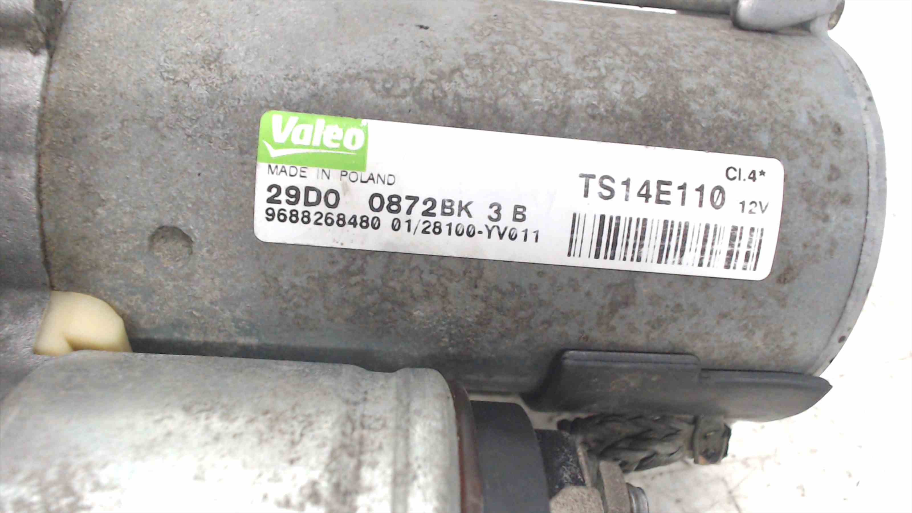 PEUGEOT 207 1 generation (2006-2009) Starter Motor 9688268480 24692510