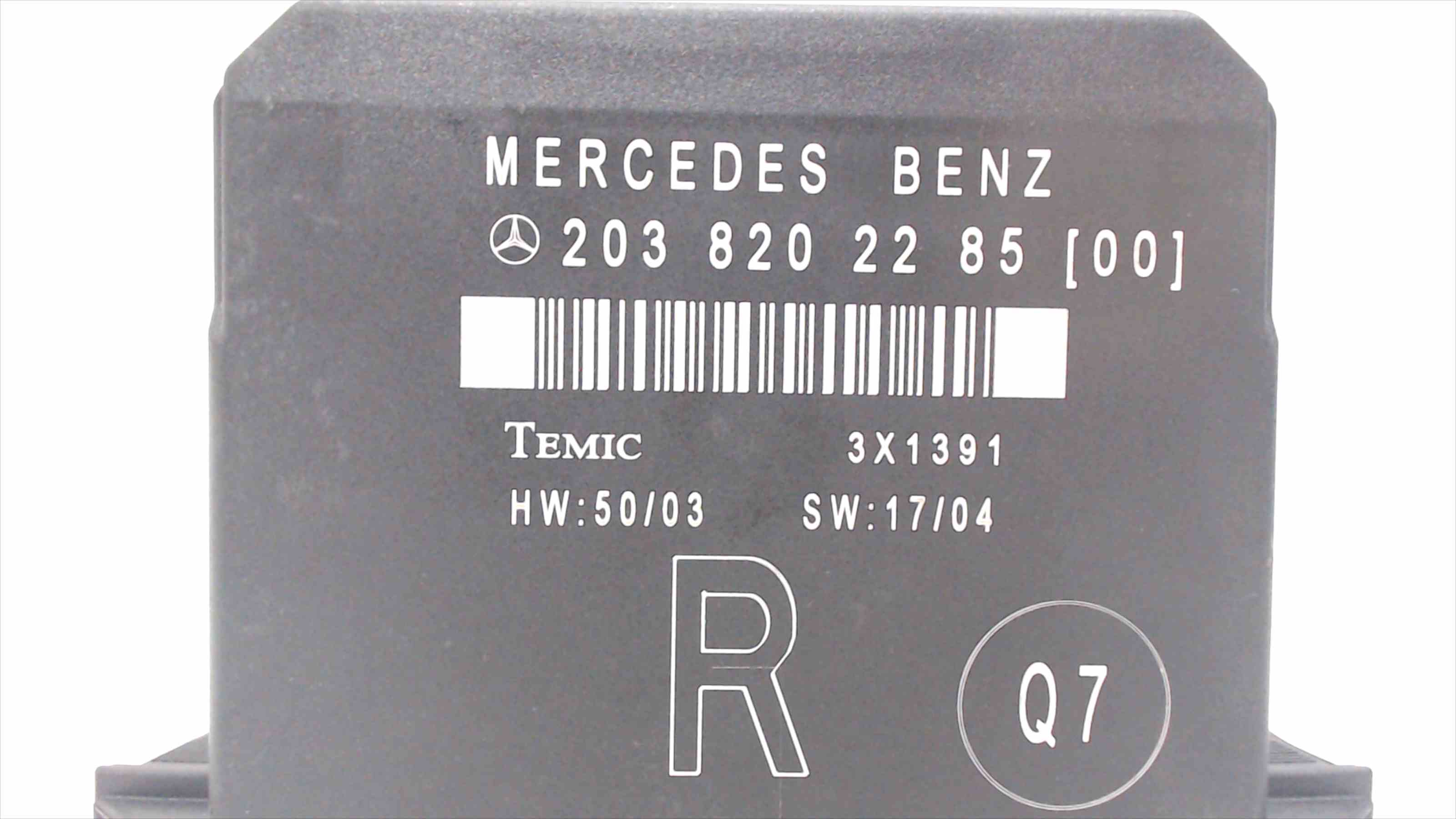 MERCEDES-BENZ C-Class W203/S203/CL203 (2000-2008) Kiti valdymo blokai 2038202285 24691971