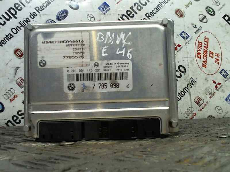 BMW 3 Series E46 (1997-2006) Unitate de control motor 0281001445,TIPO204D1136CV 25364464