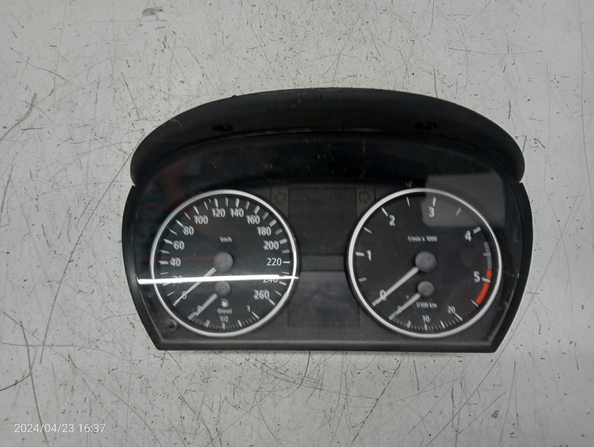 BMW 3 Series E90/E91/E92/E93 (2004-2013) Compteur de vitesse 62109316152 25407229