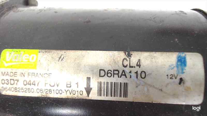 PEUGEOT 207 1 generation (2006-2009) Starter Motor D6RA110,9HXDV6ATED4 24681547