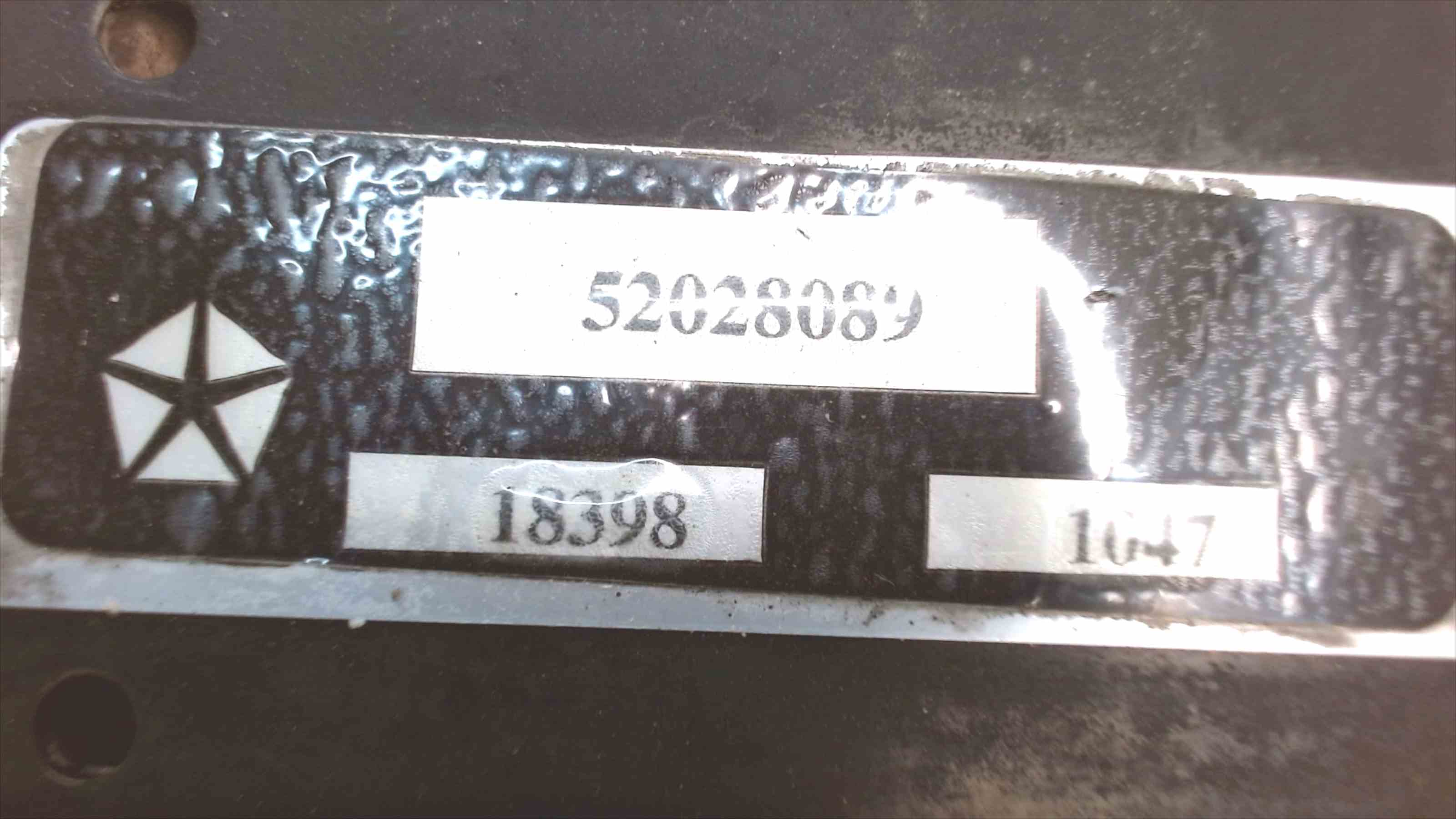 JEEP Cherokee 2 generation (XJ)  (1997-2001) Interkūlerio radiatorius 52028089 25101784