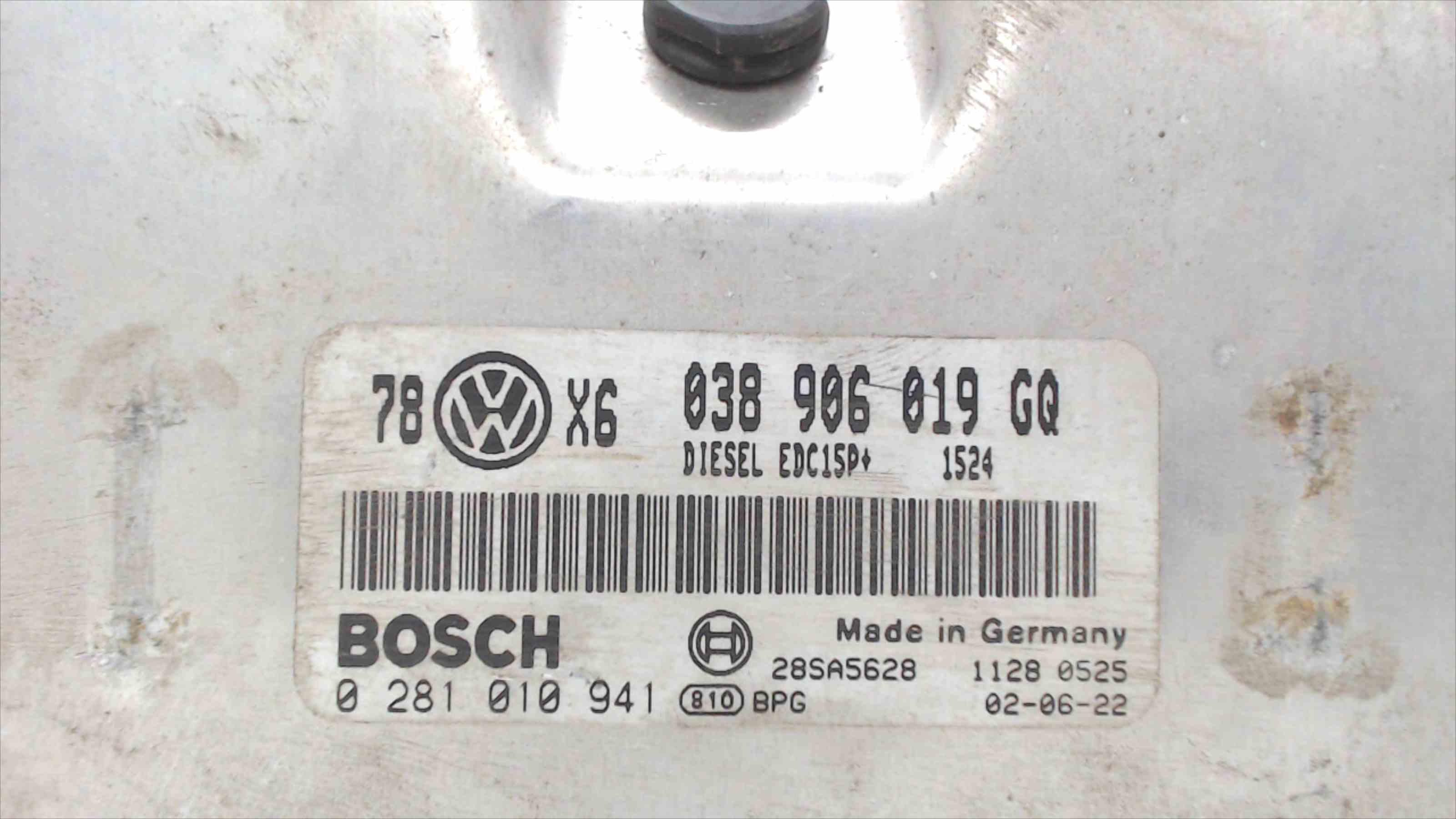 VOLKSWAGEN Passat B5 (1996-2005) Motora vadības bloks 0281010941 22538981