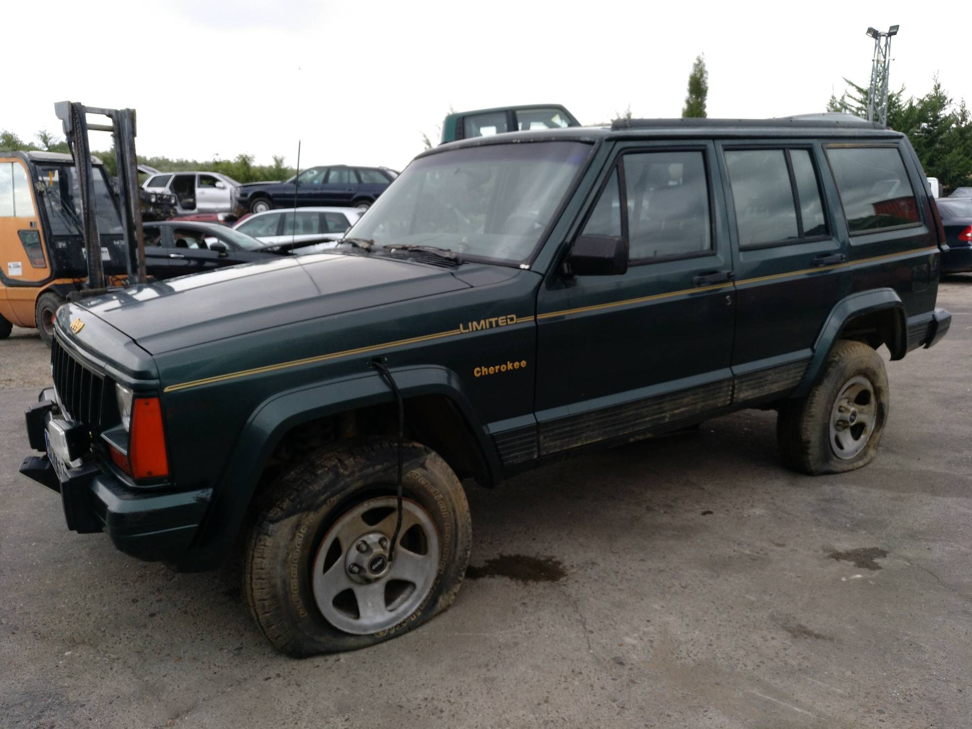 JEEP Cherokee 2 generation (XJ)  (1997-2001) Дверь задняя правая 55176002 24257381