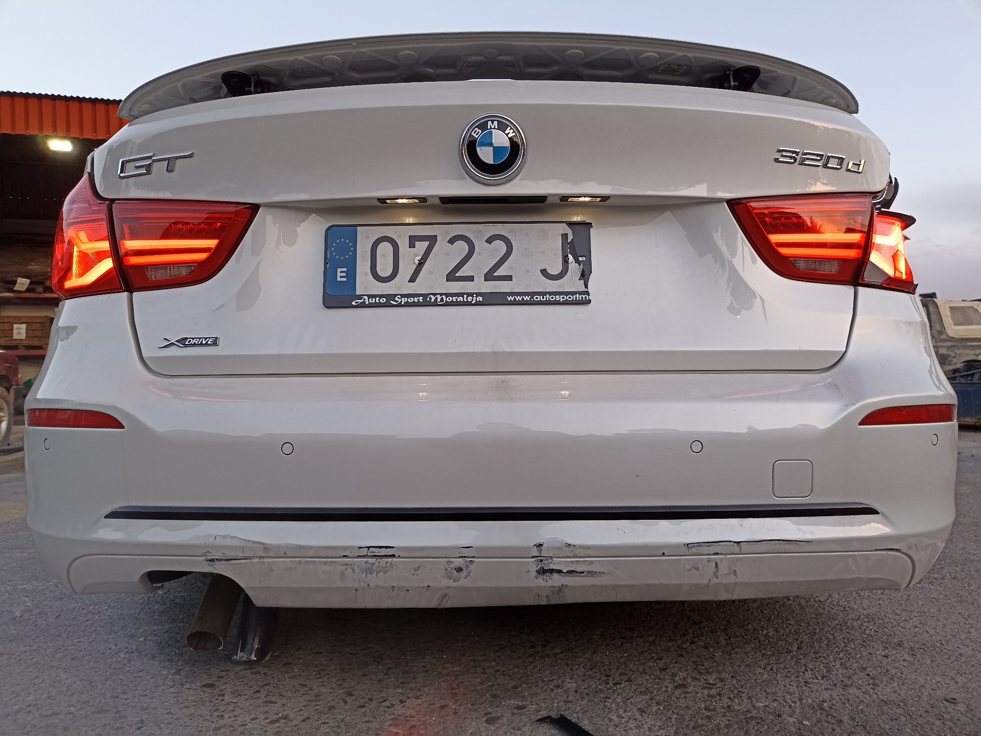 BMW 3 Series Gran Turismo F34 (2013-2017) Бампер задний 51717276301 22527475