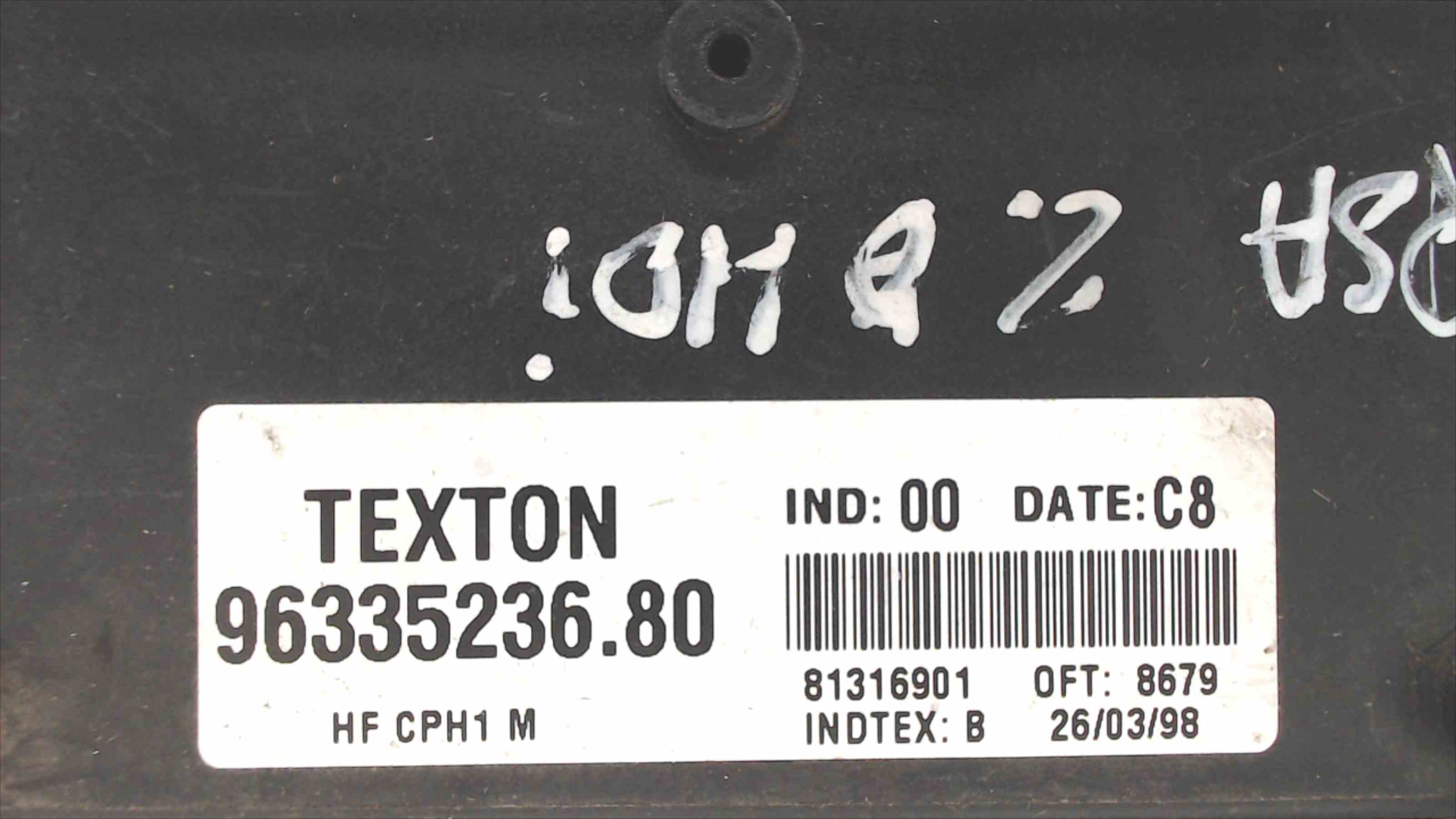 CITROËN Xsara 1 generation (1997-2004) Citau veidu vadības bloki 9633523680 24689710