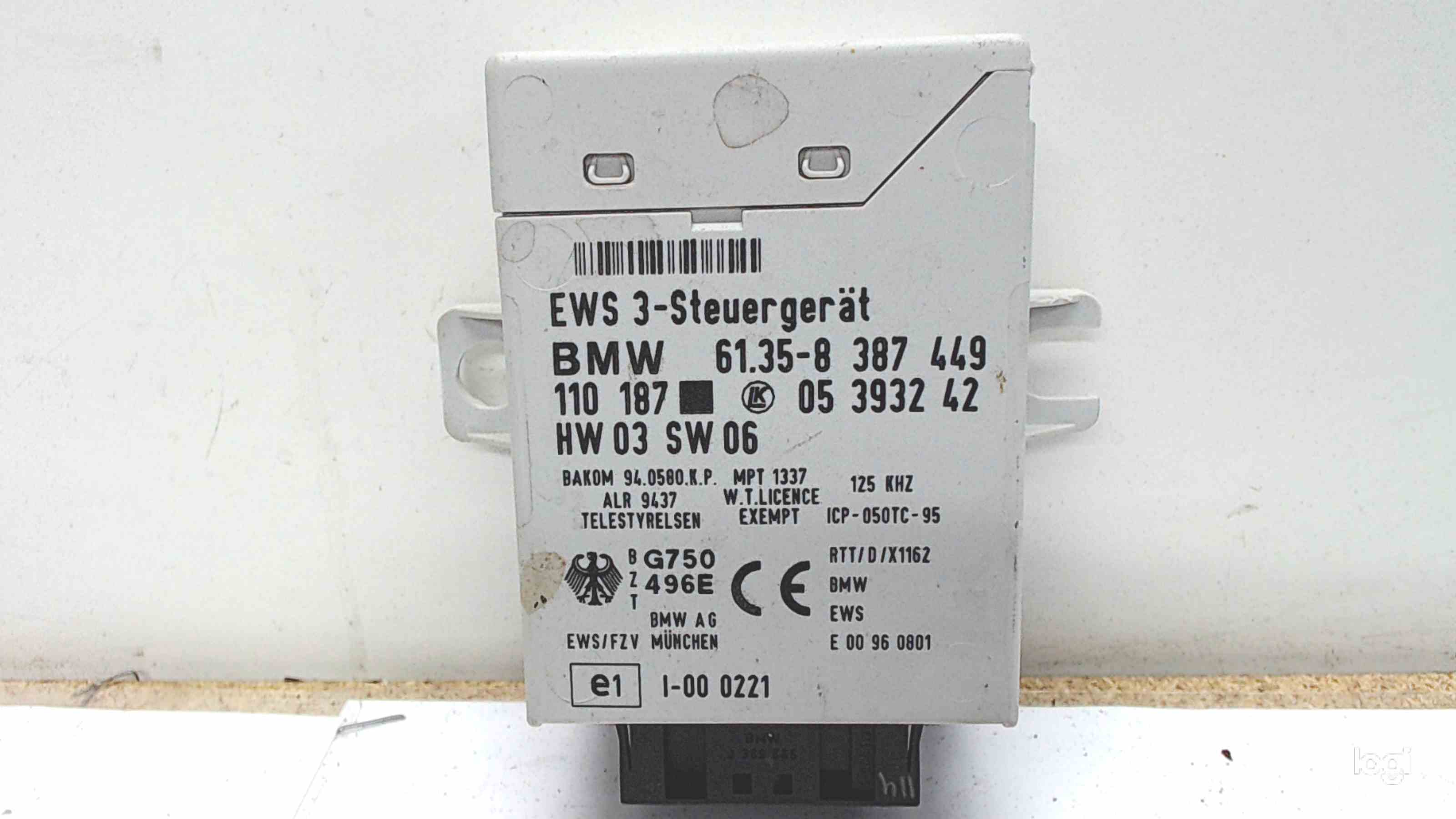 BMW 3 Series E46 (1997-2006) Immobiliser control unit 61358387449 24684931