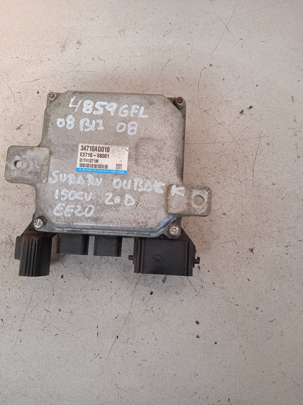 SUBARU Outback 5 generation (2014-2021) Alte unități de control 34710AG010,E271058001 25995303