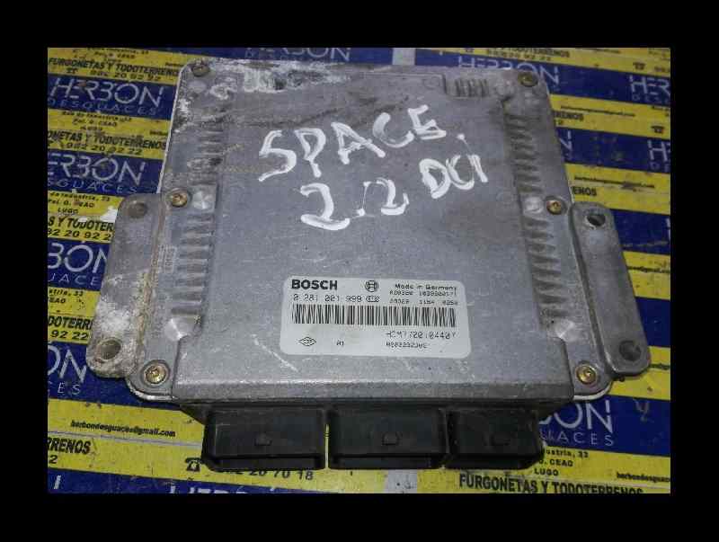 RENAULT Espace 3 generation (1996-2002) Calculateur d'unité de commande du moteur 0281001999 25296144