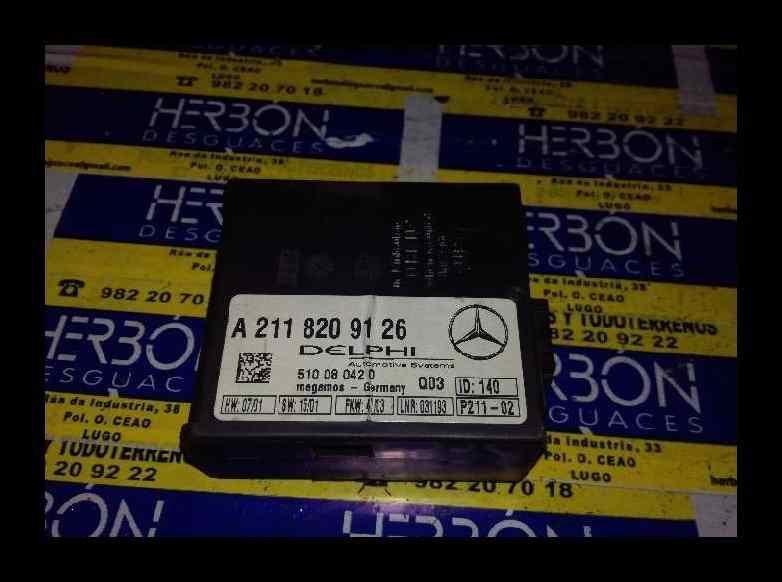CHEVROLET E-Class W211/S211 (2002-2009) Other Control Units A2118209126 25296766