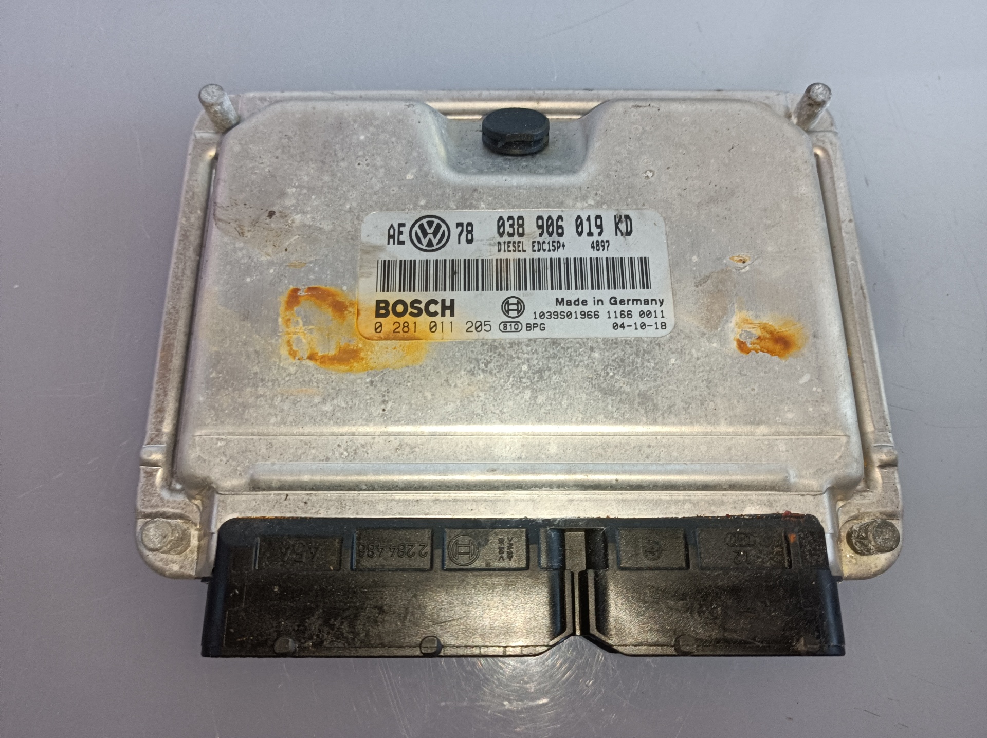 VOLKSWAGEN Passat B5 (1996-2005) Engine Control Unit ECU 038906019KD,0281011205 26004324