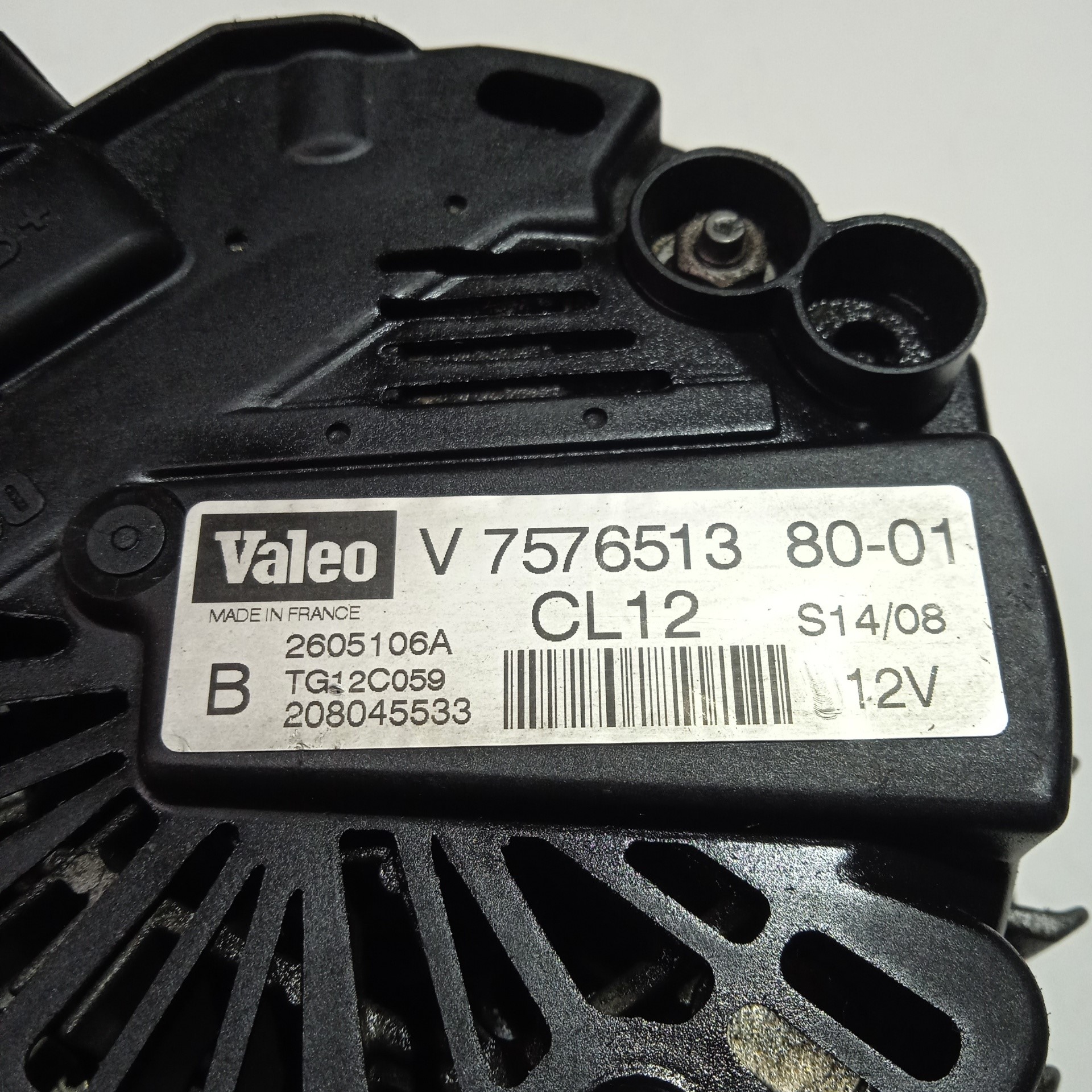 PEUGEOT 308 T7 (2007-2015) Alternator V7576513,2605106A 26004389