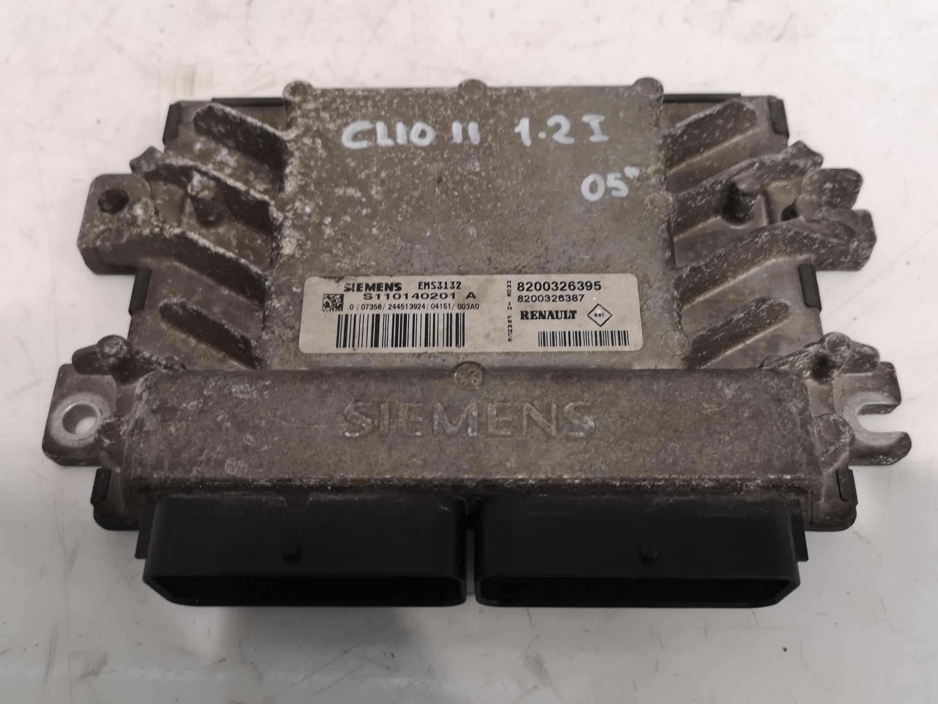 RENAULT Clio 3 generation (2005-2012) Блок керування двигуном ECU 8200326395,8200326387 26013548