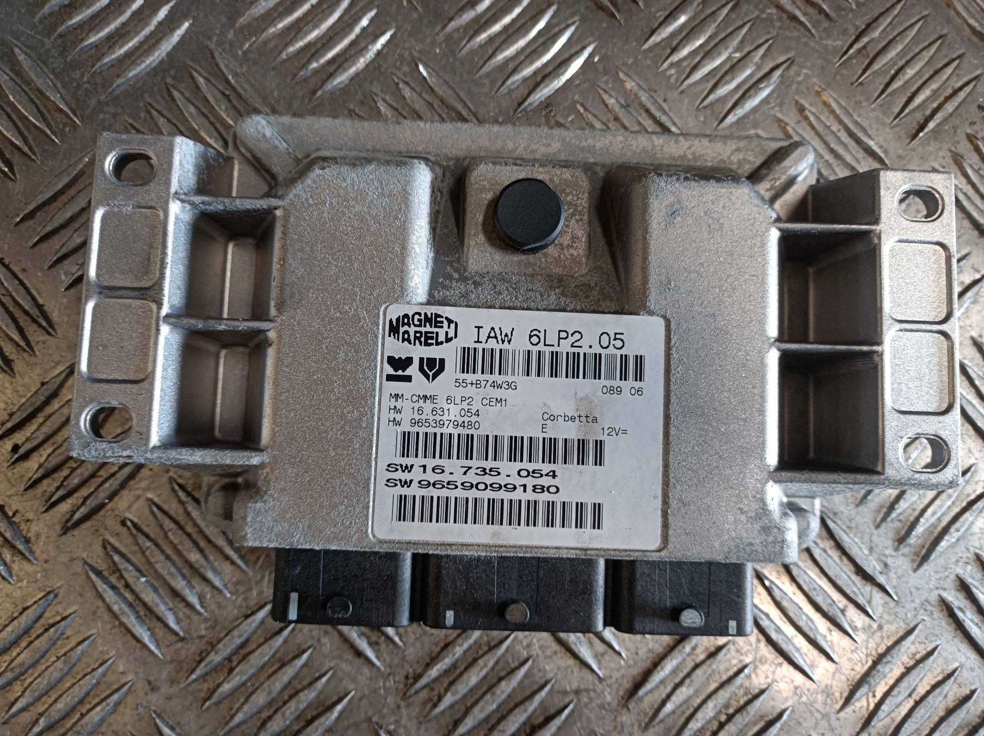 CITROËN C4 1 generation (2004-2011) Engine Control Unit ECU IAW6LP205,SW9659099180 25995668