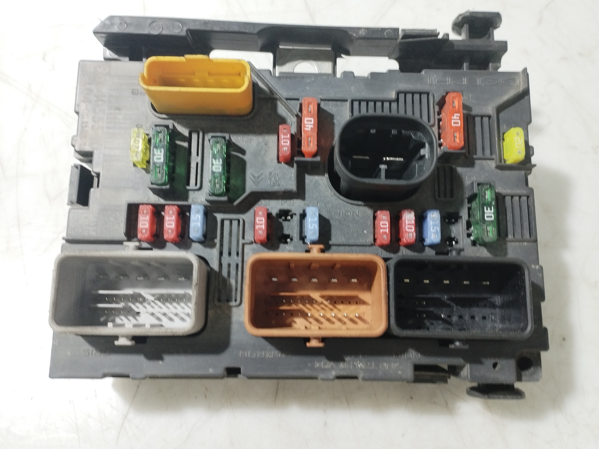 PEUGEOT 207 1 generation (2006-2009) Fuse Box 9664055580 25791420