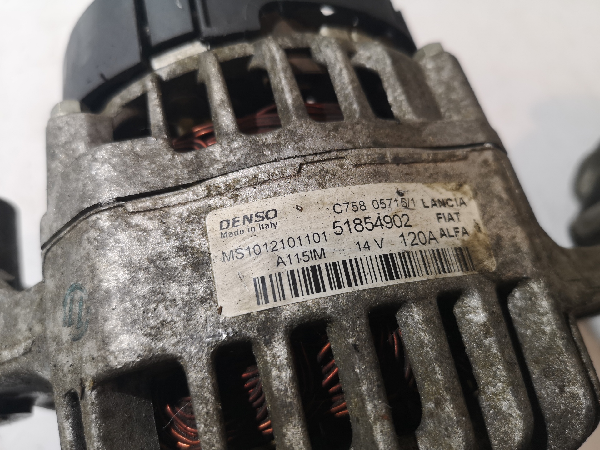 FIAT Croma 194 (2005-2011) Alternator 51854902, C758057151 24858346