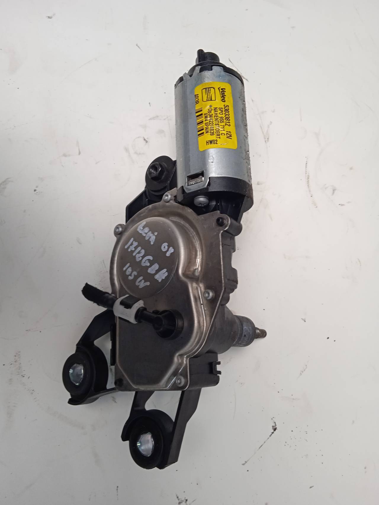 SEAT Leon 2 generation (2005-2012) Tailgate  Window Wiper Motor 53033812,5P0955711C 25995314