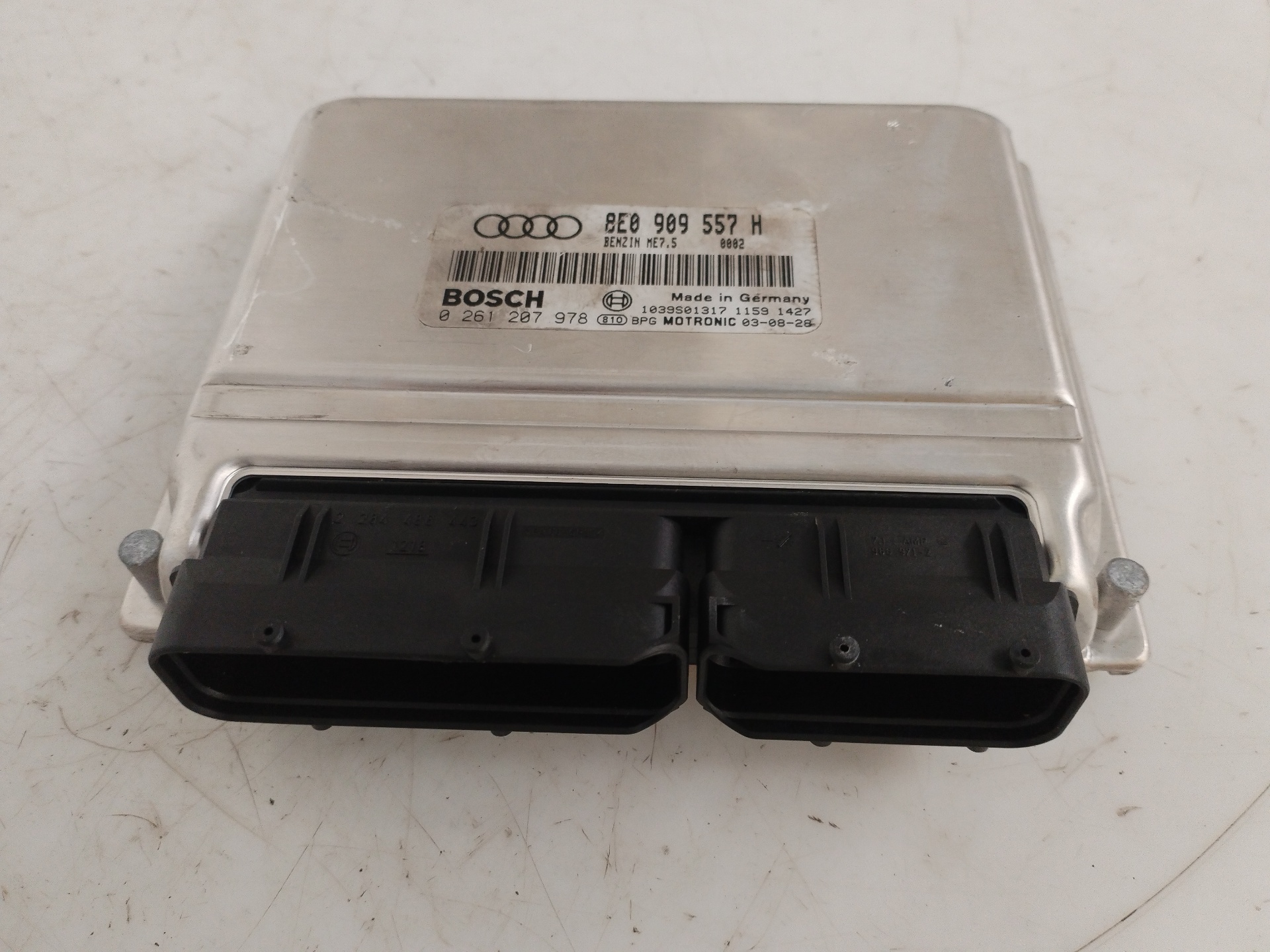 AUDI A4 B6/8E (2000-2005) Engine Control Unit ECU 8E0909557H, 0261207978 25114399