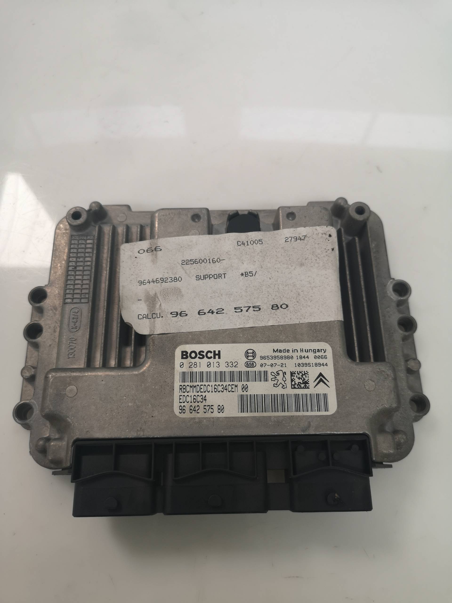 CITROËN C4 1 generation (2004-2011) Блок керування двигуном ECU 0281013332,9664257580 26004093