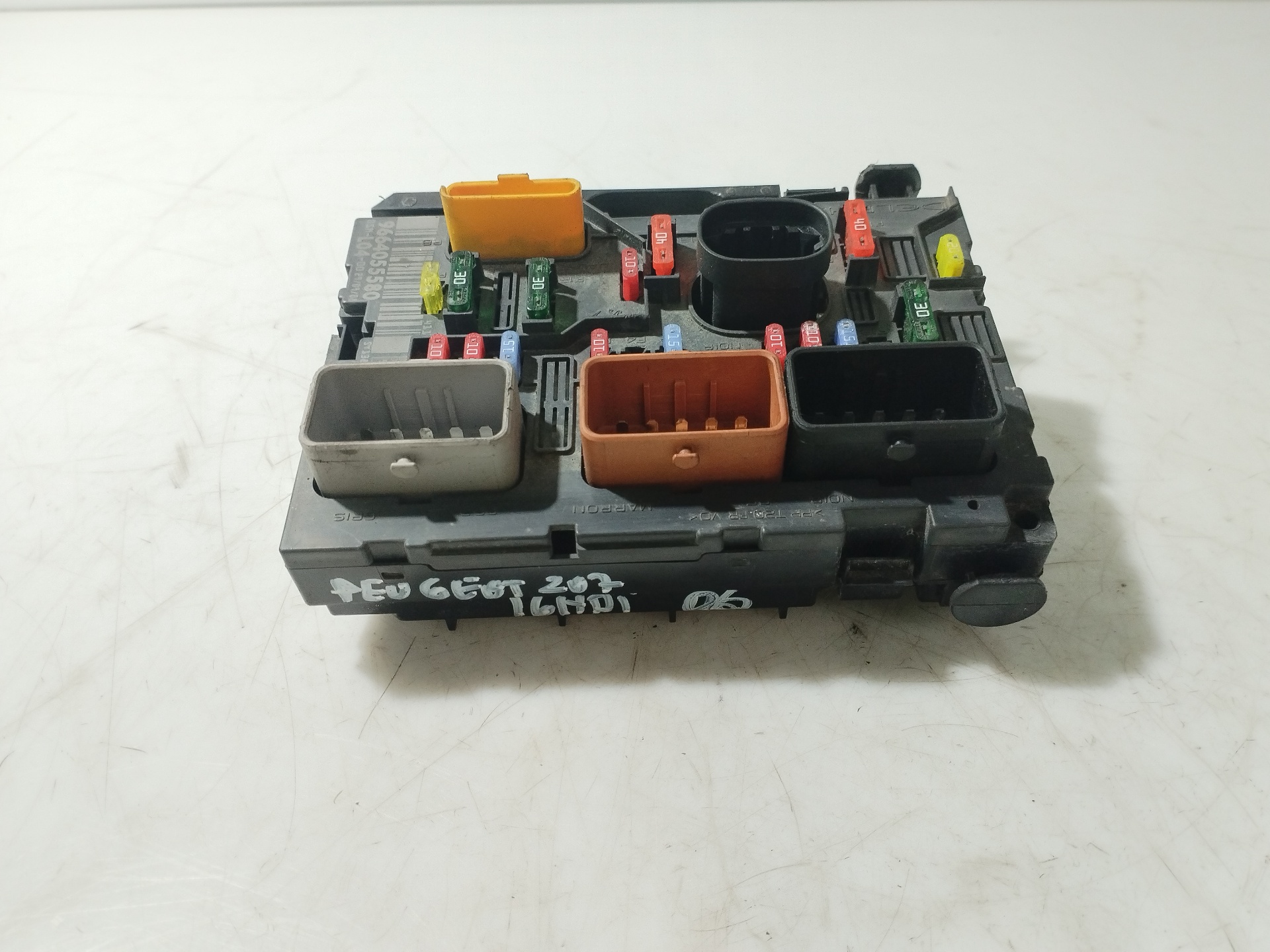 PEUGEOT 207 1 generation (2006-2009) Fuse Box 9664055580 25791420