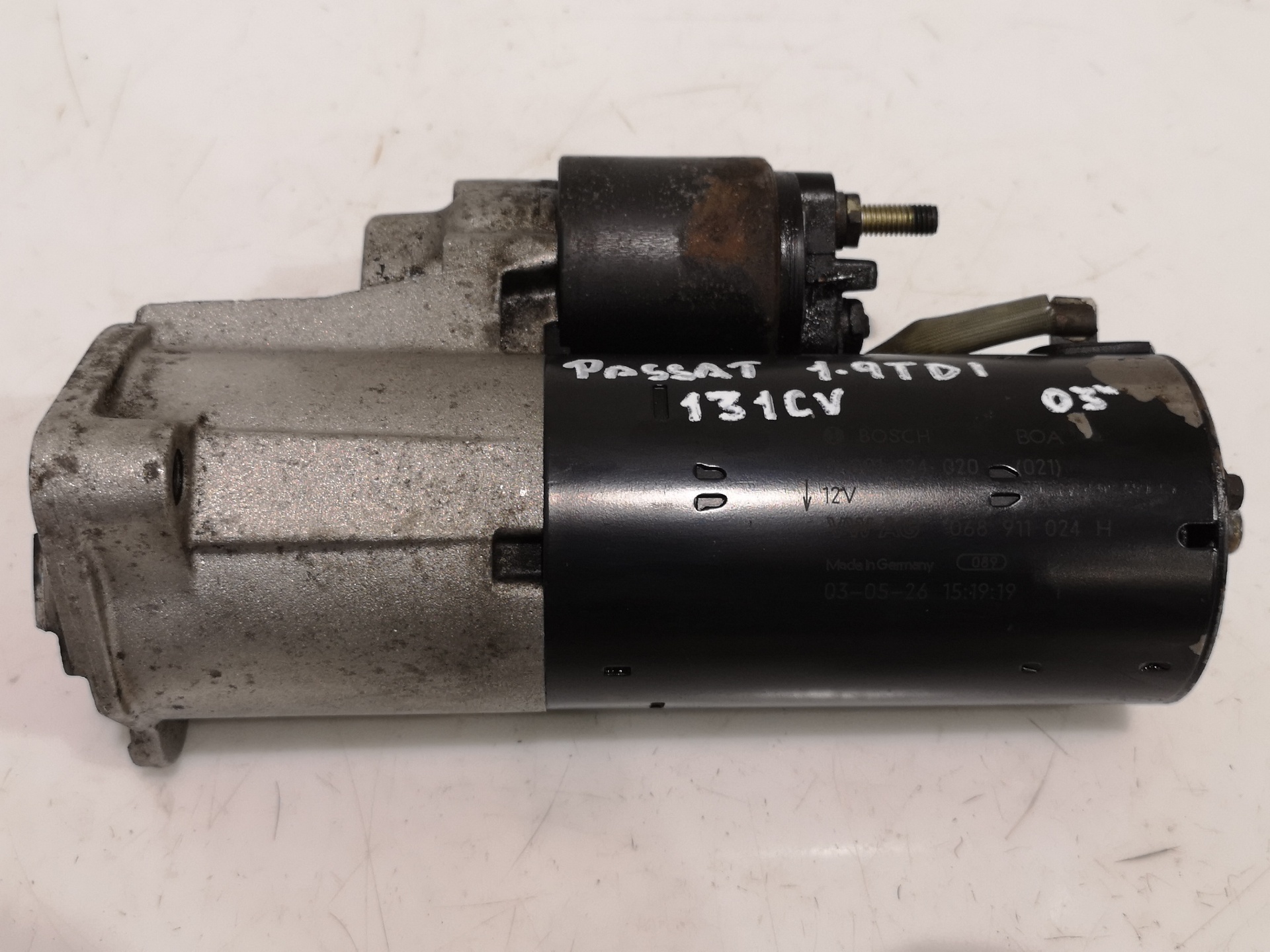 VOLKSWAGEN Passat B5 (1996-2005) Starter Motor 0001124020, 068911024H 26013618