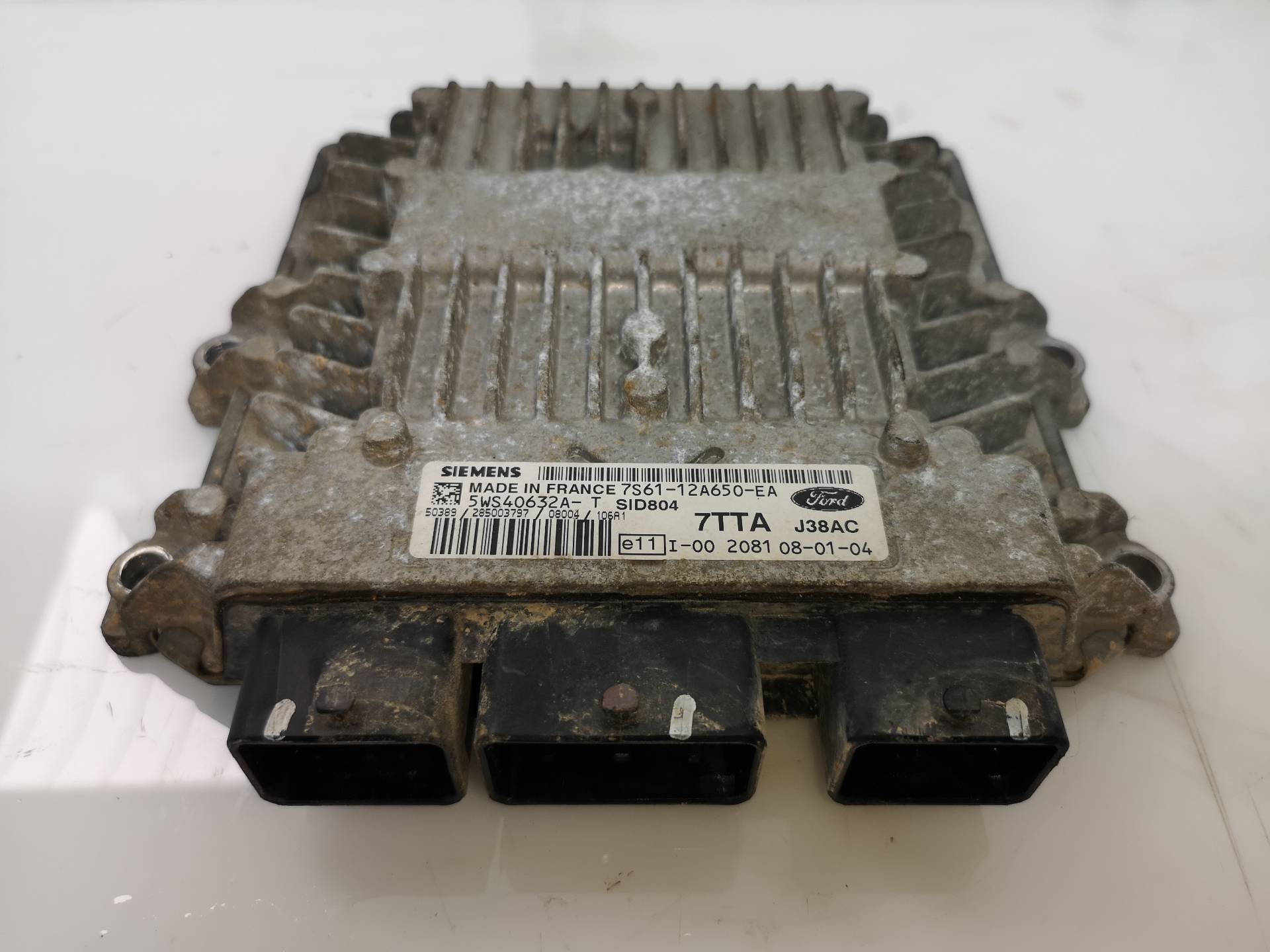 FORD Fiesta 5 generation (2001-2010) Engine Control Unit ECU 5WS40632A, 7S6112A650EA 26004397