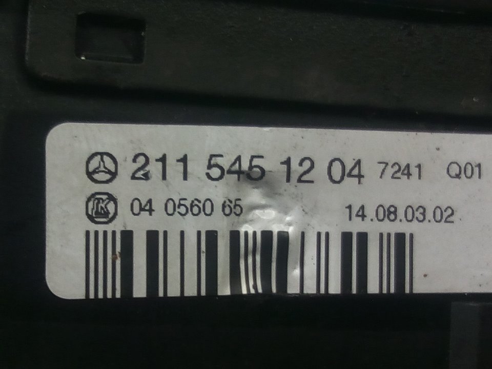 MERCEDES-BENZ A-Class W169 (2004-2012) Headlight Switch Control Unit 2115451204 25604373