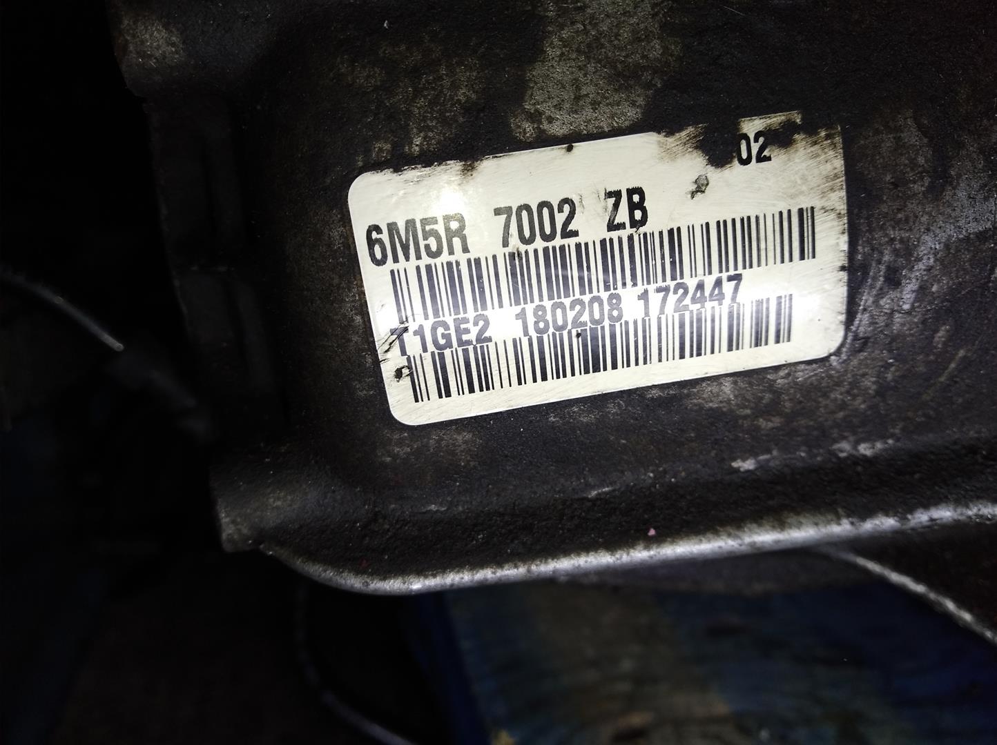 FORD Focus 2 generation (2004-2011) Gearbox 6M5R7002ZB 18503539