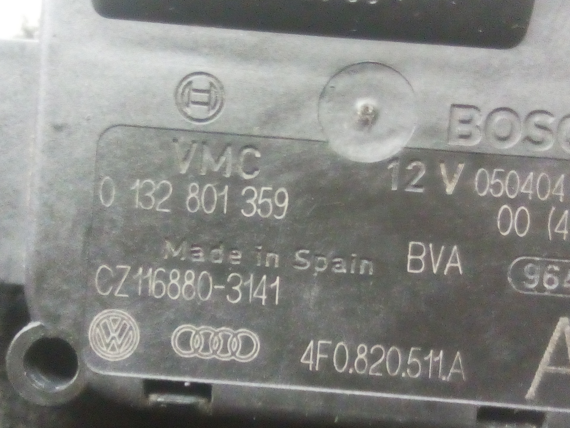 AUDI A6 C6/4F (2004-2011) Нагревательный вентиляторный моторчик салона 0132801359 25602913