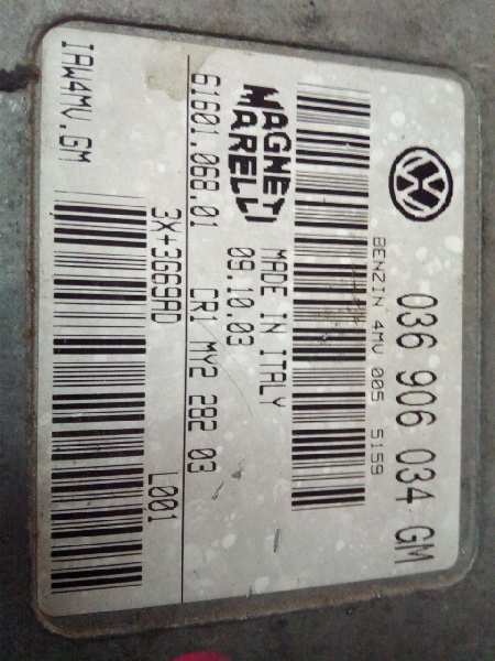 SEAT Leon 1 generation (1999-2005) Motorstyrenhet ECU 036906034GM 25601738