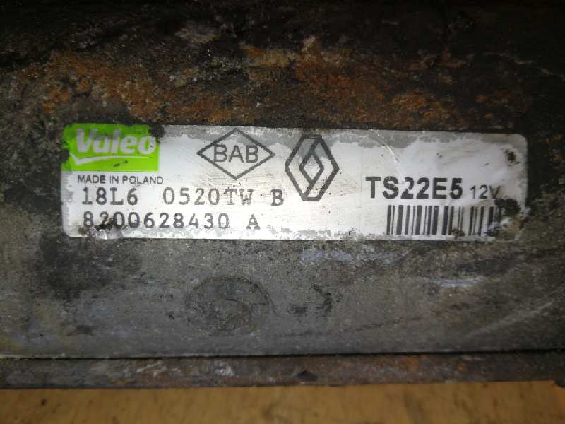 RENAULT C5/4B (1997-2004) Starter Motor 8200628430 25601591