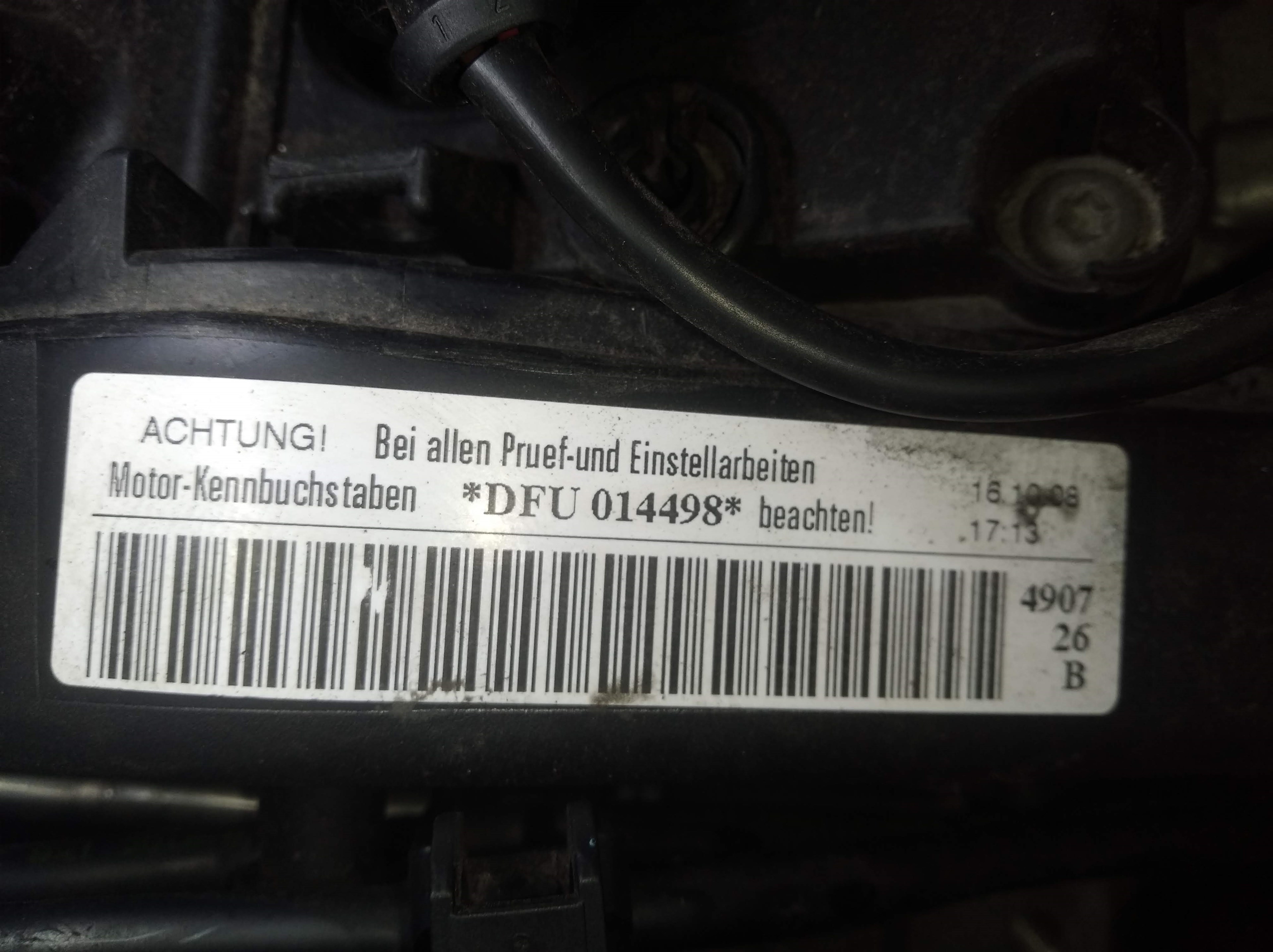 AUDI Q3 8U (2011-2020) Engine DFU 25606655