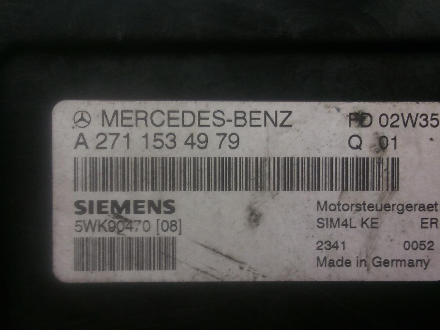 MERCEDES-BENZ C-Class W203/S203/CL203 (2000-2008) Engine Control Unit ECU A2711534979 18587406