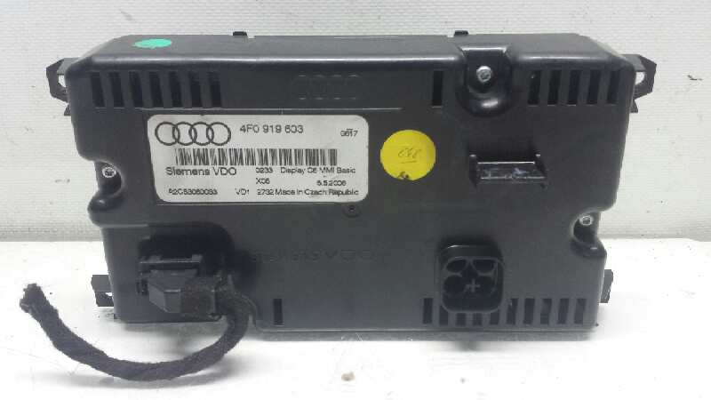 AUDI A6 C6/4F (2004-2011) Lecteur de musique avec GPS 4F0919603 25600460