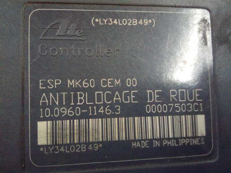 CITROËN C5 1 generation (2001-2008) ABS Pump 9656419780, 10020601884, 10096011463 18471483
